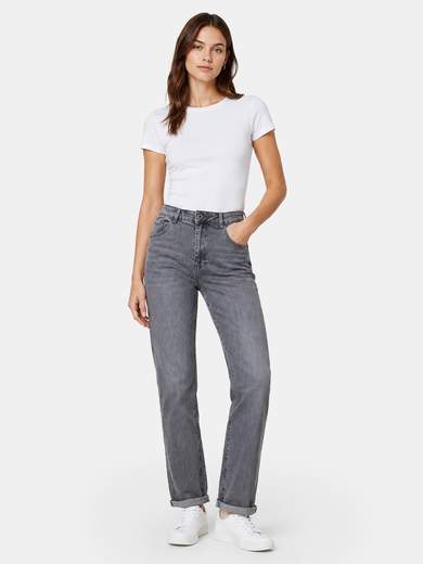 Straight Leg Relaxed Fit Mom Jeans 3D-1707