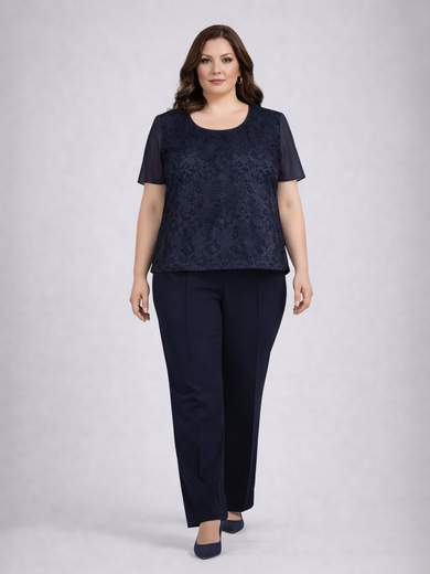 Completo Tailleur Curvy Tre Pezzi da Cerimonia YSV220