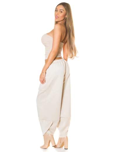Pantaloni sexy a vita alta Koucla con vestibilità ampia