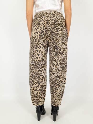 Susy Star Pantalone Curvy con Stampa Animalier e Vestibilità Comoda ST50123