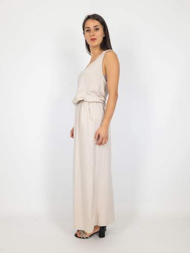 Vestito Lungo Estivo Casual Donna In Cotone Da Giorno Leggero