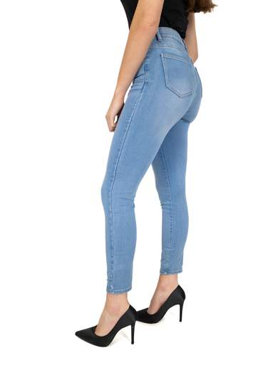 Jeans Elasticizzati Chiari Donna Slim Fit Elasticizzati