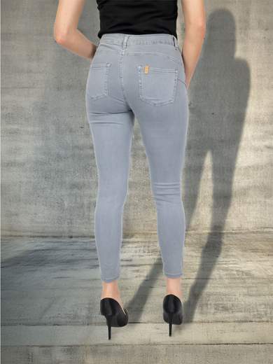 MISS BONBON Jeans Push Up Donna Elasticizzati Estivi Slim Fit Denim