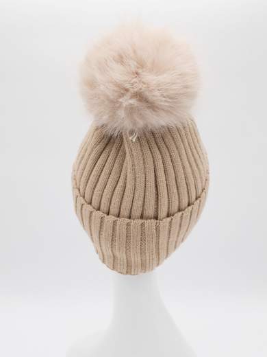 Andrea Cool Cappello Invernale Donna Con Pon Pon Elegante Glitterato