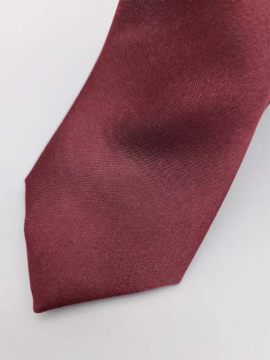 Pure Silk Solid Color Slim Tie 5 cm