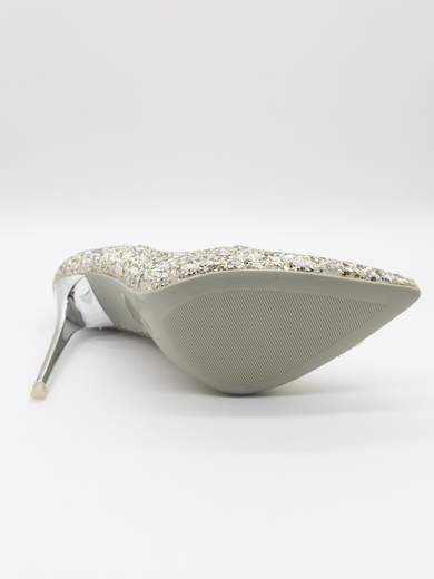 Silver Ceremony Décolleté with 10.5 cm Heel