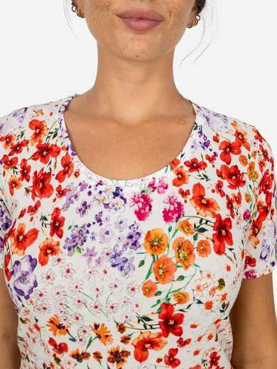 Women’s summer stretch viscose T-shirt – Made in Italy