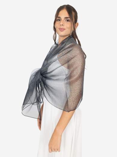 Elegant Formal Stole in Silk and Lurex