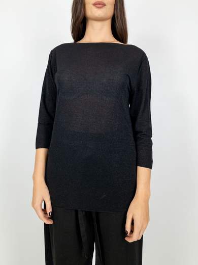 Susy Star Maglia Curvy Elasticizzata con Dettagli Glitterati STY0262