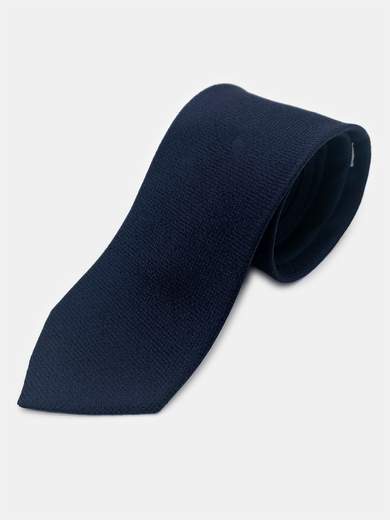Blue Micro-Textured 100% Silk Tie