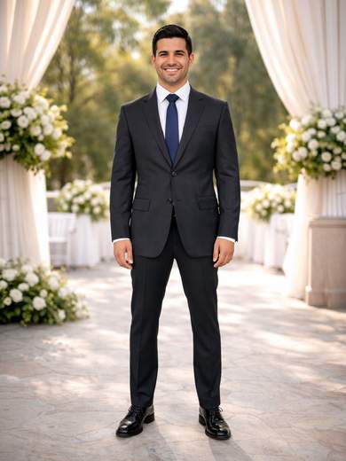 Abito Uomo Fresco di Lana 100% Lana Vergine Regular Fit