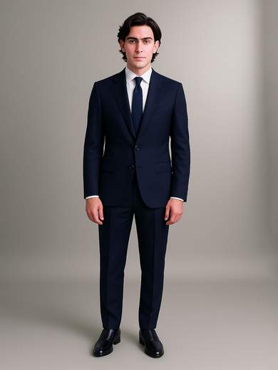 MARCEL MOREL Abito Uomo Slim Fit Drop 8 Giacca e Pantalone Misto Viscosa AB0469-420-AY279A-D8