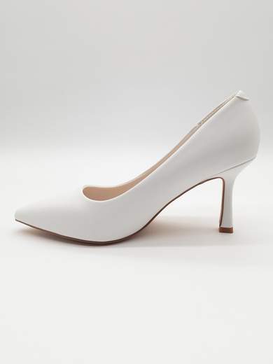 White Bridal Pumps with 8 cm Heel