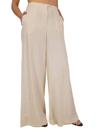 Bucle Pantaloni A Palazzo Vita Alta Estivi Donna Lunghi E Leggeri