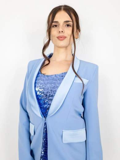 Tailleur da cerimonia con giacca, pantalone e top elegante