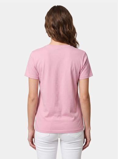 Women's 100% Cotton T-Shirt Made in Italy Perlarara E80