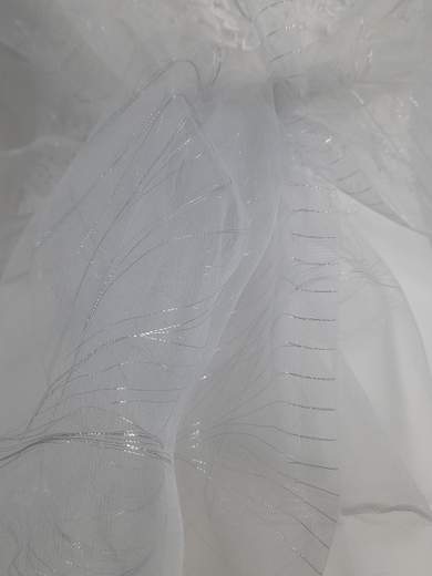 Stola da Cerimonia in Tulle con Fili Glitterati