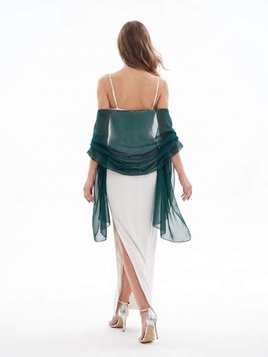 Elegant Solid Color Chiffon Ceremony Stole