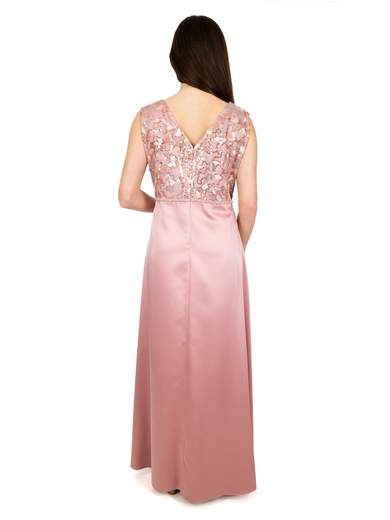 Abito Mamma Della Sposa Curvy Lungo Stile Impero Con Giacca