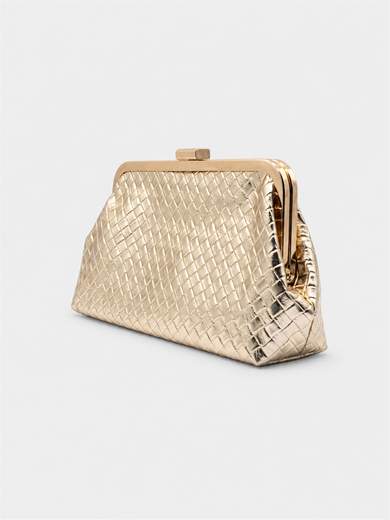 BACI E ABBRACCI Pochette Oro Elegante da Cerimonia TC2942-ORO