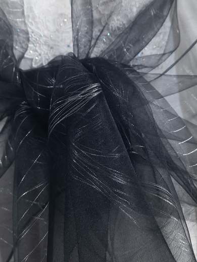 Stola da Cerimonia in Tulle con Fili Glitterati