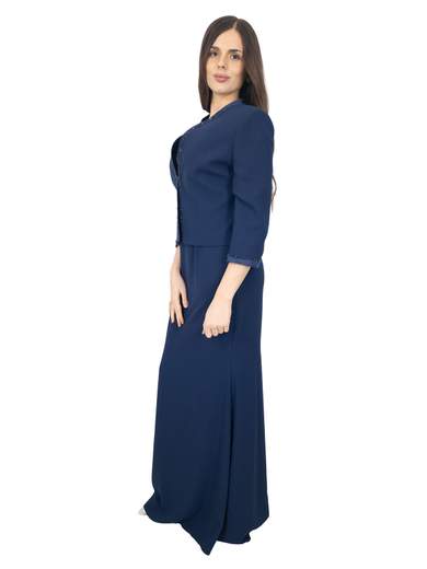Long formal dress with jacket for mother of the bride