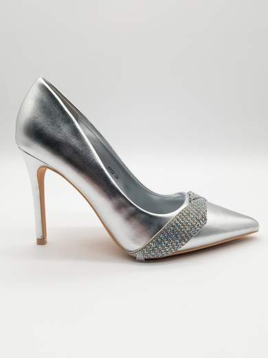 Silver Ceremony Pumps with 10 cm Heel