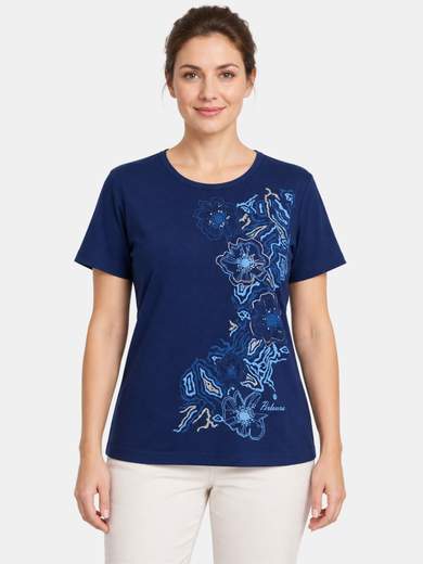 PERLARARA Maglietta Donna 100% Cotone Made in Italy Perlarara E100