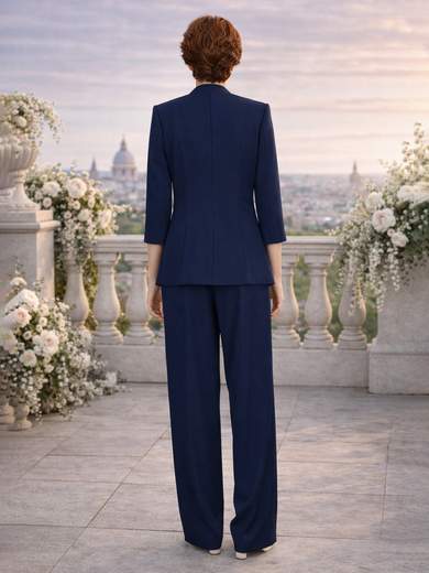 Sologioie Tailleur tre pezzi da cerimonia con pantalone, giacca e top ssv990