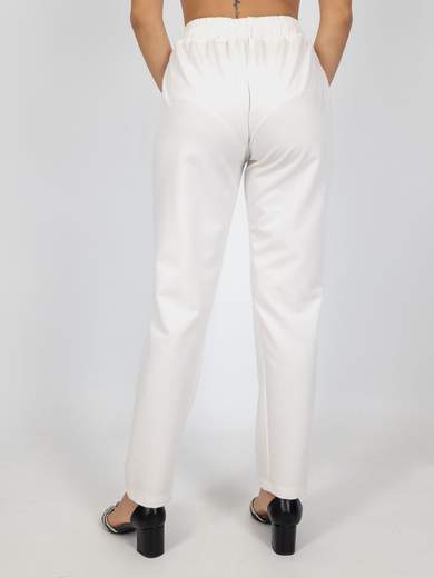 Bucle Pantalone Donna Estivi A Sigaretta Con Elastico E Coulisse In Vita