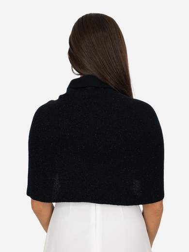 Elegant Ceremony Shrug in Knit with Lurex Yarn