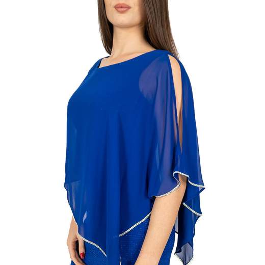 Frank Lyman Abito Cerimonia Donna Corto a Tubino in Lurex Elegante 219203