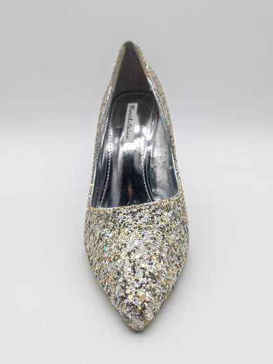 Silver Ceremony Décolleté with 10.5 cm Heel