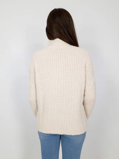 Maglione Dolcevita Donna In Lana Con Collo Alto Comodo