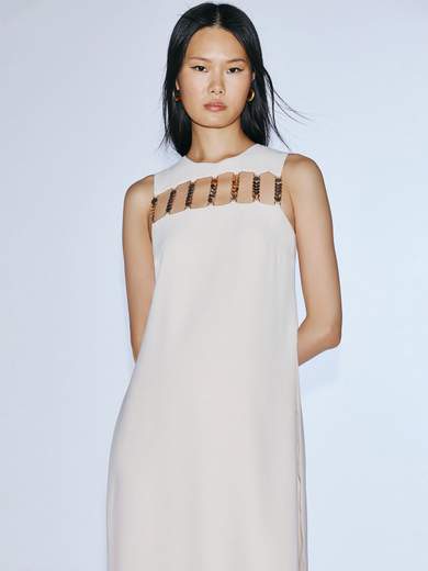 Completo da Cerimonia con Top Lungo e Pantalone Fluido Donna