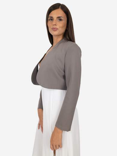 STRABELLO CERIMONIA Coprispalle elegante corto da cerimonia a manica lunga donna P49240012777-99993
