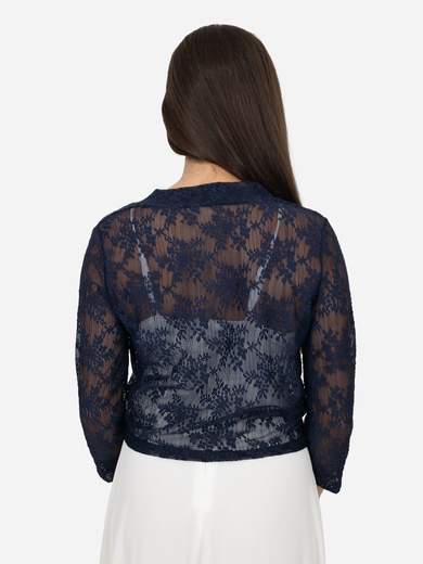 STRABELLO CERIMONIA Coprispalle in pizzo da cerimonia con chiusura a laccio P49250009963-21009