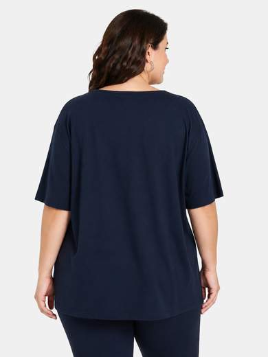 Maxi Curvy T-shirt 100% Cotton One Size 56/58