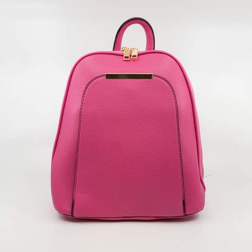 Zaino Borsa Da Donna Rigida Con Spallacci Regolabili E Zip
