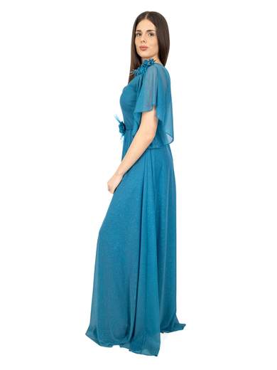 Tuta da Cerimonia Elegante Glitterata Donna Taglie Forti