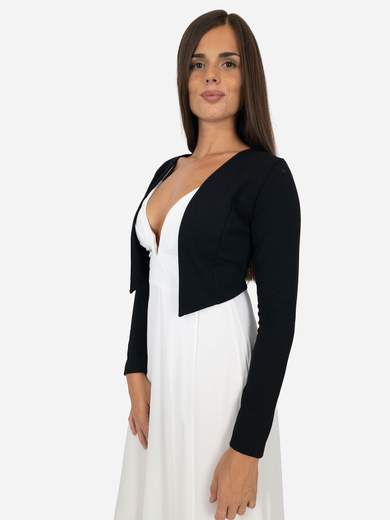 STRABELLO CERIMONIA Coprispalle elegante corto in crepe da cerimonia 2461-P49