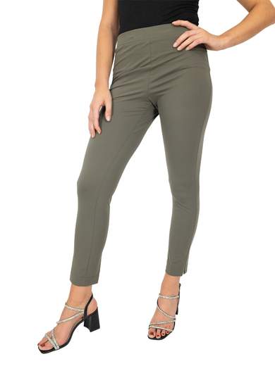 Women’s Summer Stretch Slim Fit Pants with Elastic Waist Made in Italy