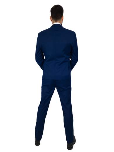 MARCEL MOREL Smoking Uomo Drop 8 Slim Fit con Revers in Raso AB0210-AY259AFIL-D8