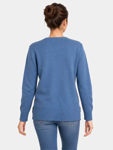 Soft Viscose Sweater with Side Pocket