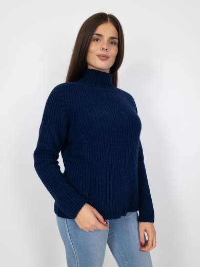 Maglione Dolcevita Donna In Lana Con Collo Alto Comodo