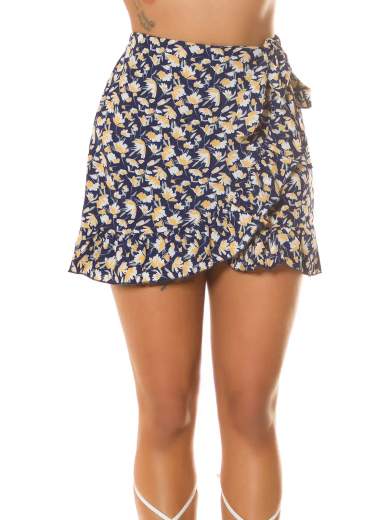 KOUCLA Gonna-pantalone a vita alta con stampa floreale 0000KH031