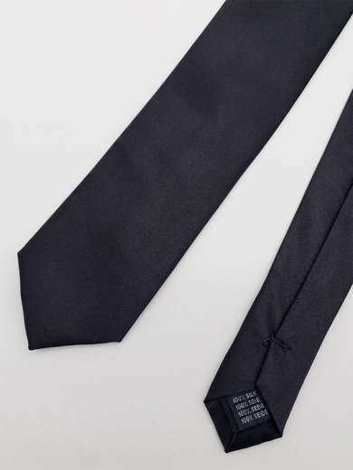 Pure Silk Solid Color Slim Tie 5 cm