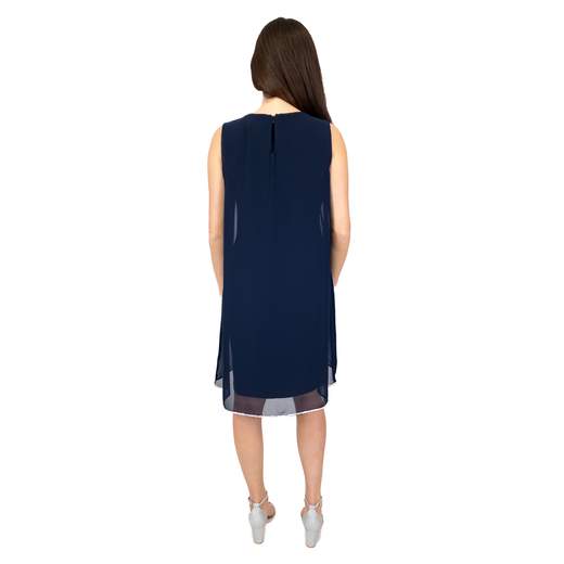 FRANK LYMAN Abito Cerimonia Donna Corto Tubino con Strass Taglie Forti