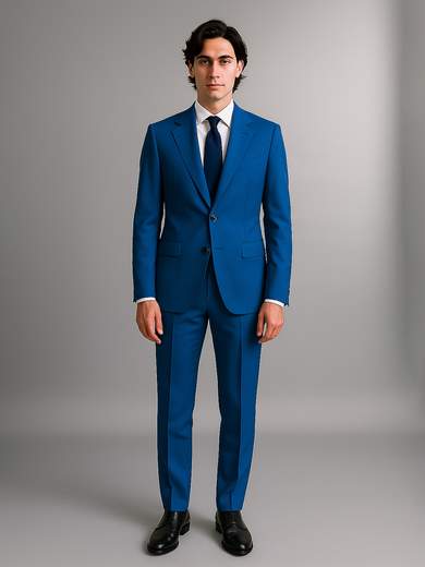 MARCEL MOREL Abito Uomo Slim Fit Drop 8 Giacca e Pantalone Misto Viscosa AB0469-420-AY279A-D8