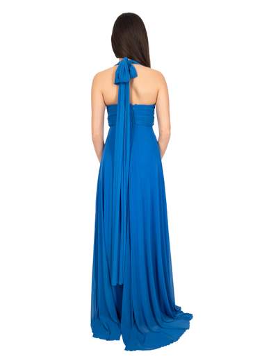 SOLOGIOIE Abito Cerimonia Elegante Lungo Stile Impero Scollo Cuore